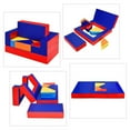 thumbnail image 6 of Resenkos 8 Pieces 4-in-1 Crawl Climb Foam Shapes Toddler Kids Playset, Kids Chairs for Kids, 6 of 8