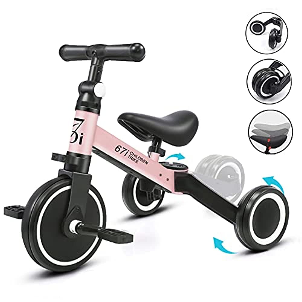 67i Tricycles for 2 Year Olds Toddler Tricycle 3 in 1 Tricycles Kids