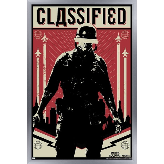 Call of Duty: Black Ops Cold War - Classified Wall Poster, 22.375" x 34", Framed