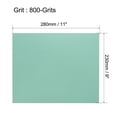 thumbnail image 3 of Uxcell 800Grits Carbide Sandpaper Wet Dry Sanding Paper Silicon Green 5pcs, 3 of 3