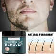 Men's Facial Hair Removal Cream for Beard Chin Hairline Underarm Chest