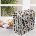 thumbnail image 3 of Coffee Stand Mixer Cover, Repetitive Moka Pot French Press Briki Latte Donut Coffee Beans Macaron Cookie Print, Kitchen Appliance Organizer Bag Cover with Pockets, 5 Quarts, Multicolor, by Ambesonne, 3 of 4
