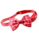 thumbnail image 4 of Collares para perros Greeniant Pajarita celosía roja 5Conjunto, 4 of 6