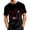 Black, variant on T Shirts for Men Halloween Skull Print Short Sleeve Round Neck Shirts Funny Causal Loose T Shirts, 4XL