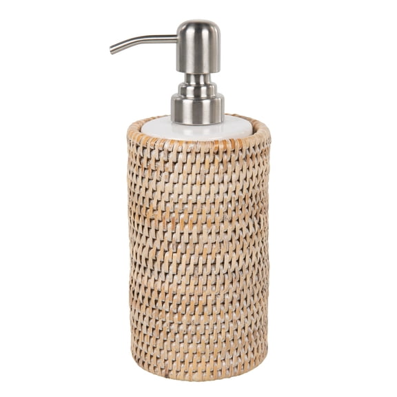 La Jolla Rattan Liquid Soap Dispenser