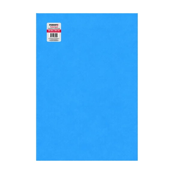 Formit Poster Board, Sky Blue, 22"x28"