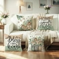 thumbnail image 2 of Throw Pillow Covers 20x20 Set of 4 Spring Pillow Covers Decorative Farmhouse Cushion Case for Sofa Couch Outdoor Living Room Home Decor, 2 of 6