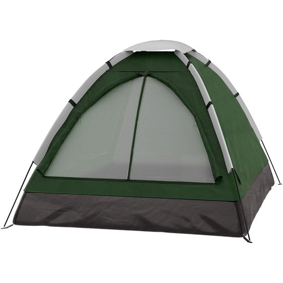 Water Resistant, Removable Rain Fly & Carry Bag- Easy Set Up-Great for Camping, Hiking & Backpacking, Green