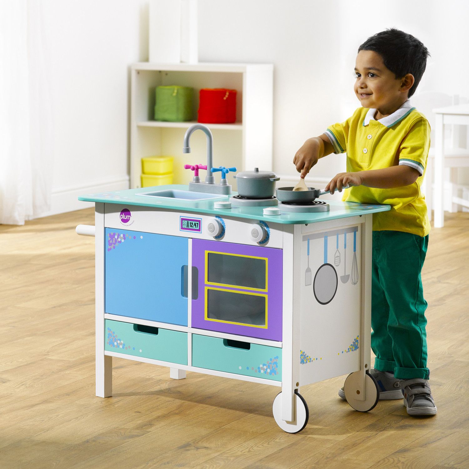 Plum Play Cook-a-Lot Trolley Wooden Play Kitchens - image 4 of 12