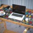 thumbnail image 3 of Long Mouse Pads for Desk,Red Bigfoot Pattern Desk Mats on Top Of Desks, Desk Mouse Pad Extra Large with 3mm Non-Slip Base and Stitched Edge for Gaming,Office,Work,Home 35.4"x15.7", 3 of 6