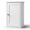 White, variant on GZXS Small Bathroom Cabinet, Wall Mounted Storage Cabinet with Door and Adjustable Shelf, Medicine Cabinet for Bathroom, Kitchen, Living Room, White