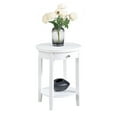 thumbnail image 6 of Convenience Concepts American Heritage Baldwin 1 Drawer End Table with Shelf, White, 6 of 6