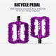 thumbnail image 5 of Pedales De Bicicleta De Montaña ENLEE Pedales de bicicleta Antideslizante Ensanchar Pie de cama Piezas de bicicleta impermeables (Púrpura) Ndcxsfigh Accesorios para bicicletas, 5 of 8