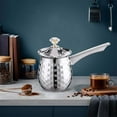 thumbnail image 6 of Stainless Steel Turkish Coffee Pot Coffee Pot Milk Warmer Home 400ml, 6 of 10