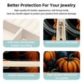thumbnail image 3 of Pumpkin Travel Portable Square Necklace Holder with Ring, Earring, and Bracelet Organizer - Suitable for Girls and Women, 3 of 6