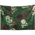 thumbnail image 7 of GZHJMY Tapestry Wall Hanging Camouflage Star Skull Tapestry Decorative Wall Blanket Bedding Tapestry for Bedroom Living Room Dorm 80x60 inch Gift Decor, 7 of 7