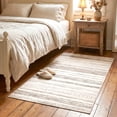 thumbnail image 4 of ICEANT Persian Rectangle Rug 5'x7' Area Rug, Boho Vintage Non-Slip Carpet for Living Room, Washable Soft Mat for Bedroom, Anti-Slip Floor Pad, Ivory, 4 of 5