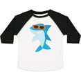 thumbnail image 3 of Inktastic Cute Shark, Cool Shark, Shark with Sunglasses Boys or Girls Toddler T-Shirt, 3 of 5