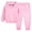 Pink, variant on Afuyipoi Boys and Girls Plain Pullover Hoodie and Cuffed Track Pants Outfit 100% Cotton 2-12Y Blue Size 11
