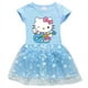 thumbnail image 4 of Ropa para niños de Hello Kitty, falda de princesa a la moda de algodón puro, vestido plisado de manga corta con estampado de dibujos animados para niñas, 4 of 5