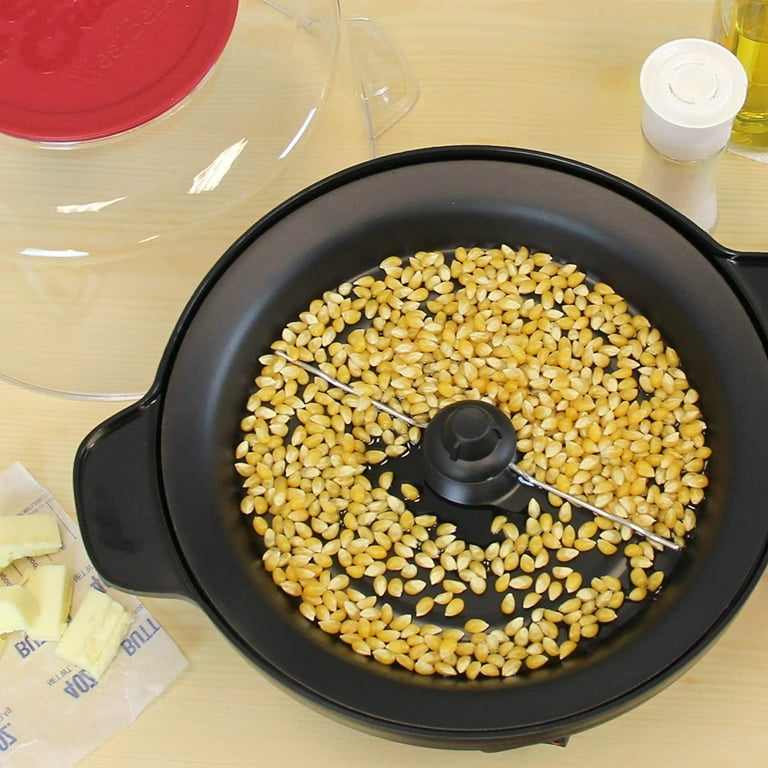 Popcorn Maker, Electric Hot-oil Popcorn Popper Maker - Stir Crazy