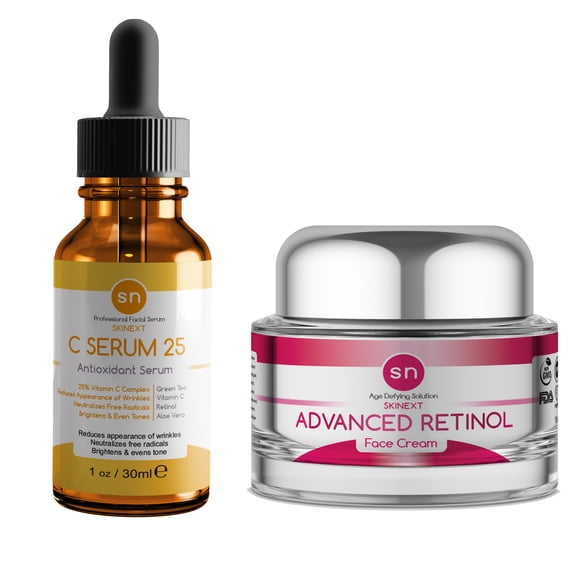 Skinext Healing Antioxidant Serum and Skinext Age Defying Face Cream Combo Pack