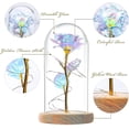 thumbnail image 4 of Beauty And The Beast Rose Forever Infinity Rose In Glass Dome Eternal Led Light, 4 of 5