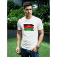 thumbnail image 2 of Grunge Flag Of Malawi Watercolor Tee Men's -Image by Shutterstock, 2 of 4
