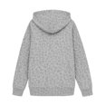 thumbnail image 4 of Girls Leopard Print Hoodie Kids Long Sleeve Fleece Sweatshirt Casual Hooded Top With Front Pocket For Daily School Outdoor Wear 2-12 Years, 4 of 7