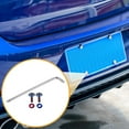 thumbnail image 3 of 1 Set 1/4" M6 Universal Anti Theft License Plate Screws - Car Security Bolt Fasteners Kits for Car Tag Frame Holder with 2 Washers - Titanium Alloy Deep Blue, 3 of 7