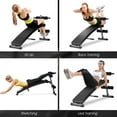 thumbnail image 3 of Spaco Adjustable Arc-Shaped Decline Sit up Bench, Home Gym Sit Up Bench for Glute & Ab Workouts, 3 of 8