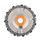 thumbnail image 2 of Disco De Cadena, Disco De Cadena Para Amoladora Angular Maniobrabilidad De Carburo Cementado De Alta Dureza Para Ingeniería Industrial Para El Hogar Mgaxyff Otros, 2 of 8