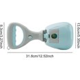 thumbnail image 4 of Portable Dog Poop Scooper with Bag Dispenser, Easy Scoop, Walk Outdoors for Small Medium Dogs Blue, 4 of 5
