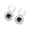 1, variant on Misright 2Pcs Alloy Snap On Button Embellished With Stylish Stone