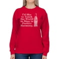 thumbnail image 2 of Officially Licensed Coca Cola Perfect Harmony Singing Design Women's Sweatshirt, 2 of 3
