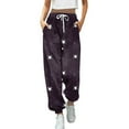thumbnail image 1 of Nouveau Pantalon Décontracté Mode Impression 3D pour Femmes Taille Haute à Cordon, 1 of 4