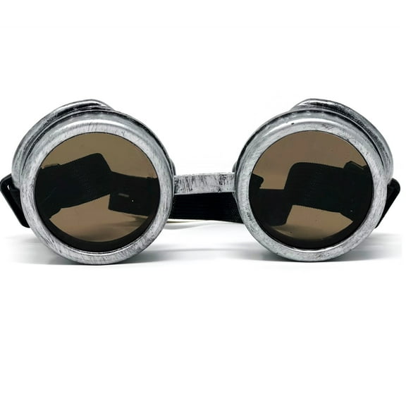 Steampunk Style Metallic Scientist Time Traveler Class Goggle Halloween Costume Cosplay Party