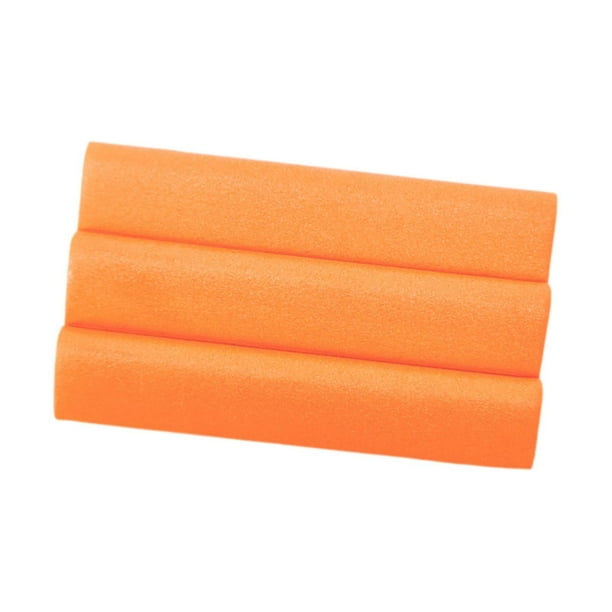 Accesorios ligeros de espuma EVA ondulada para pesca con mosca, multifuncionales, 3 x 1,7 pulgadas Naranja