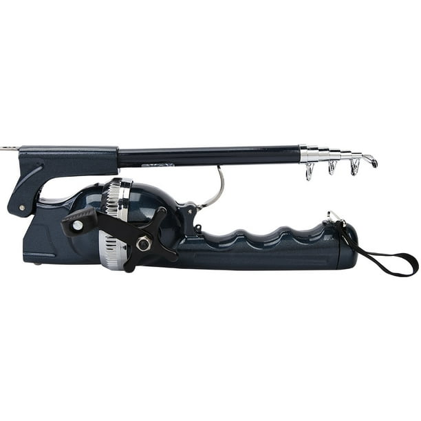 Qiilu Folding Telescopic Fishing Rod with Reel with Line Portable