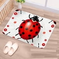 thumbnail image 5 of Ladybird Polyester Non-Slip Machine Washable Bath Rug Indoor Rug Door Carpet, 5 of 6