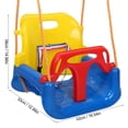 thumbnail image 2 of Okuyonic Columpio al Aire Libre para bebés, Columpio Infantil Seguro Columpio para niños pequeños pa multicolor, 2 of 9
