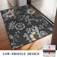 thumbnail image 3 of Dark Pioneer Flower Pattern Door Rugs,Washable Non Slip Door Mats Indoor,Decorative Door Mats,Entry Mat Indoor for Entrance,Bedroom,Kitchen,Bathroom,20"x32", 3 of 6