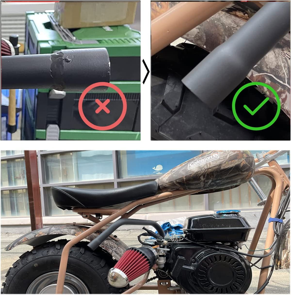 coleman ct200u-ex 196cc extreme mini bike accessories YOXUFA Rear Cargo Rack Assembly Kit Replacement for CT200U BT200X CT200U-A CT200U-C 200cc 6.5hp Minibike Back Parts : Automotive This is the ultimate performance kit for the Fits Coleman CT200U Coleman CT200U-EX BT200X Performance Kit