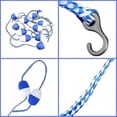 thumbnail image 4 of Swimming Pool Safety Float Line with Hooks Blue and White Divider Rope Kits Pool Accessories, 4 of 5