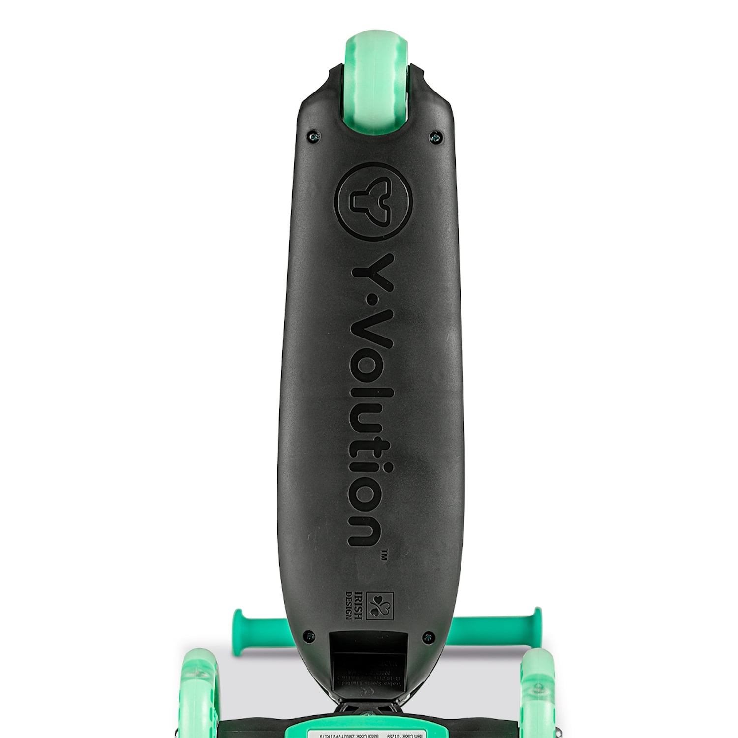 Yvolution Glider Kiwi Green, 3-Wheeled Toddler Scooter, Unisex, Ages 3-8 Years, Light-up Wheels