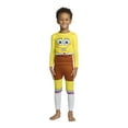 thumbnail image 4 of SpongeBob SquarePants Toddler Boys Cosplay Snug Fit Top and Pants Pajama Set, 2-Piece, Sizes 12M-5T, 4 of 7