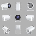 thumbnail image 2 of Proyector 4k HD HY300 Android 11 portátil para cine en casa al aire libre Wifi dual6 200 Bt5.0 Proyector 1080p 1280*720p, 2 of 2