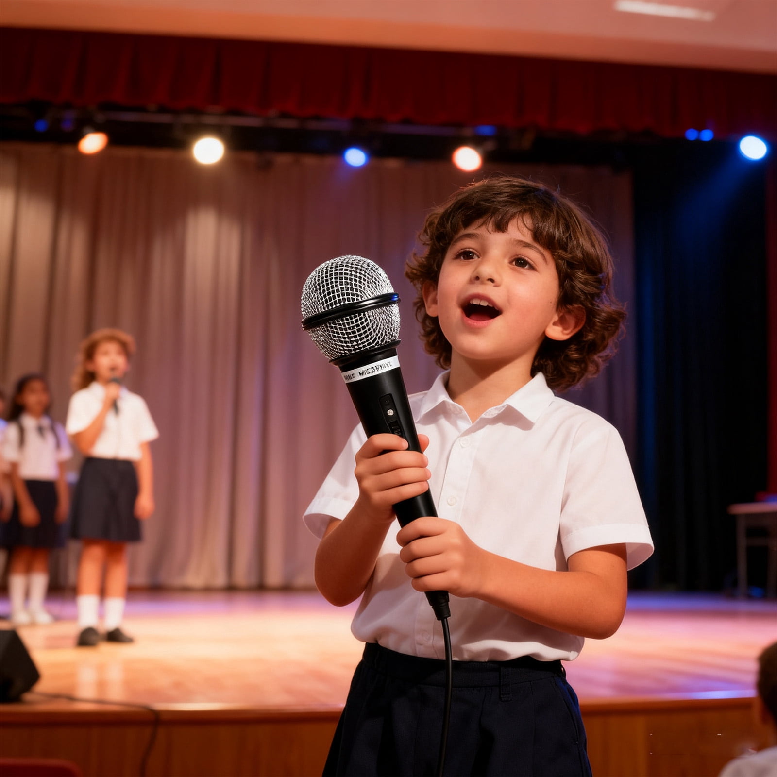 TACILIP Room Decor, Fake Microphone Prop Toy Toy Microphone Prop Simulation Microphone Performance Microphone Toy For Party For Birthday Party, Gifts for Family