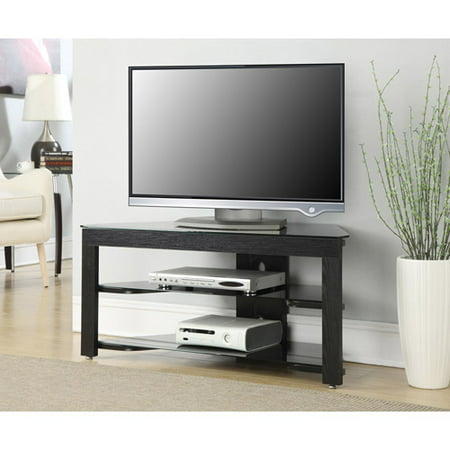 Convenience Concepts Designs2Go Wood and Glass TV Stand ...