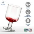 thumbnail image 4 of Bormioli Rocco Hosteria 5.5 Ounces Small Glass, Set of 6, 4 of 7